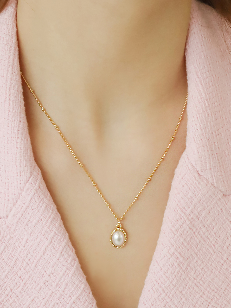 [하이라이트 양요섭 손동운 착용] rococo pearl necklace