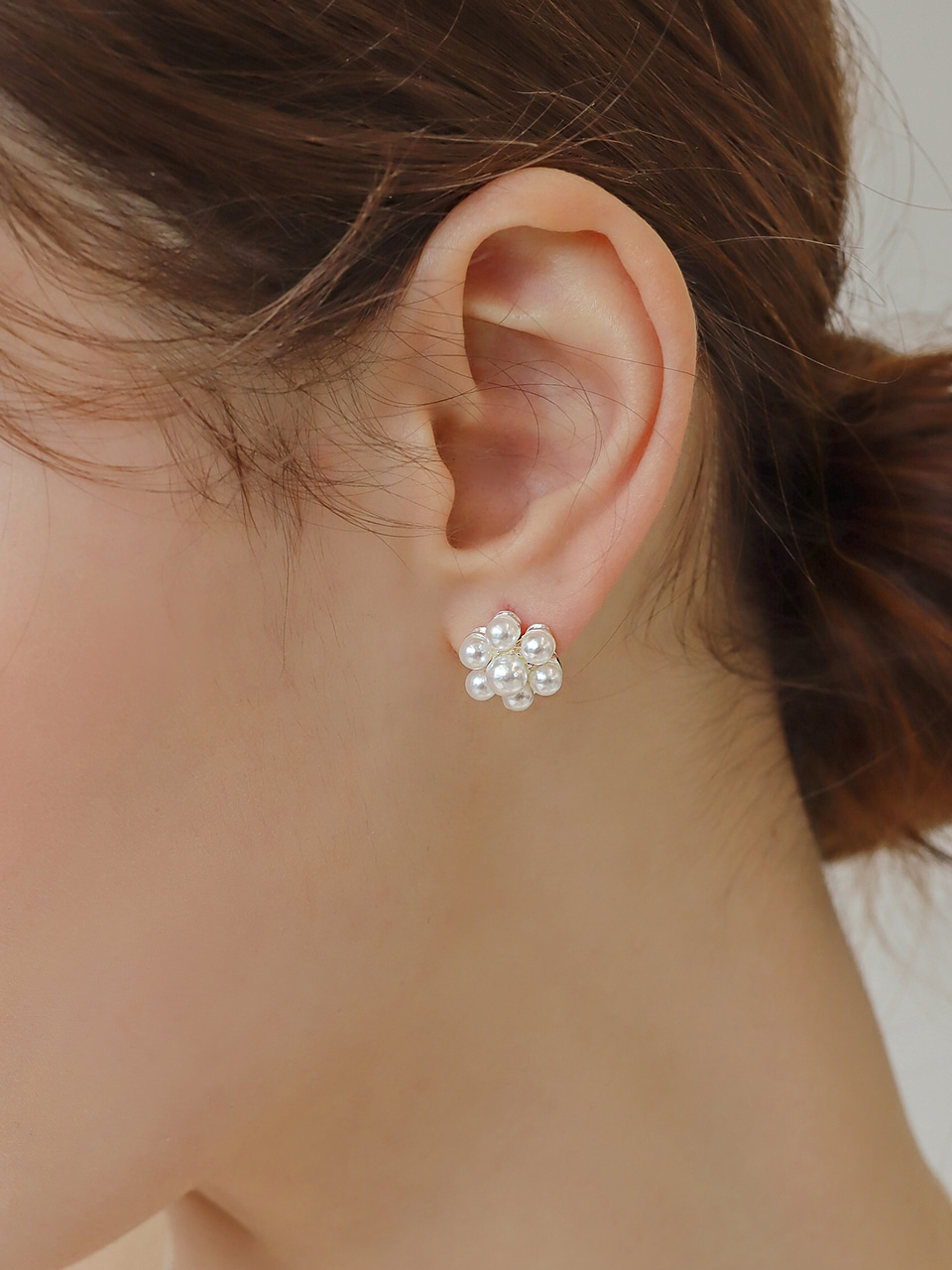 [위키미키 최유정 착용] mini pearl bloom earring