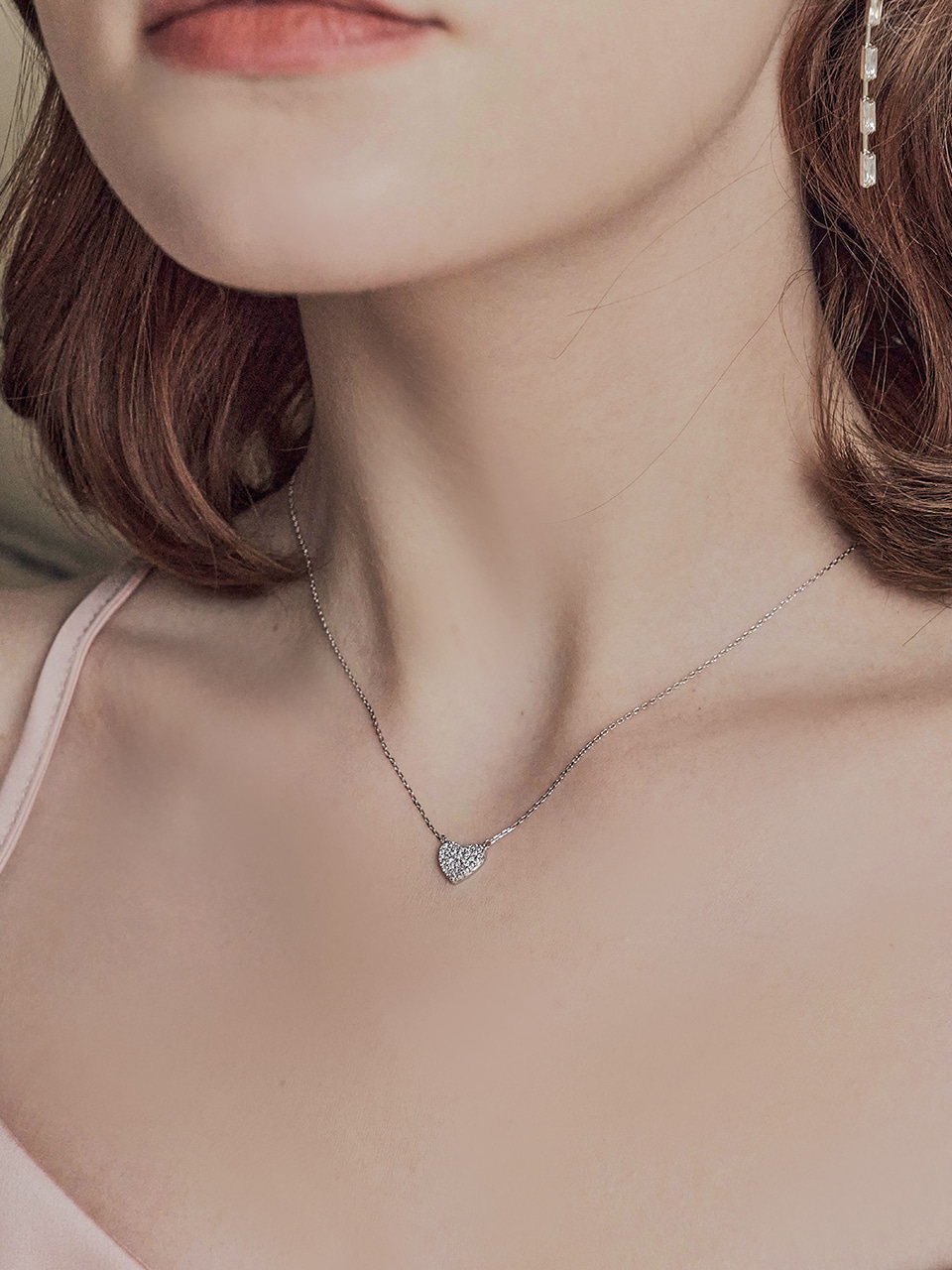[오마이걸 효정 착용] mindy heart necklace