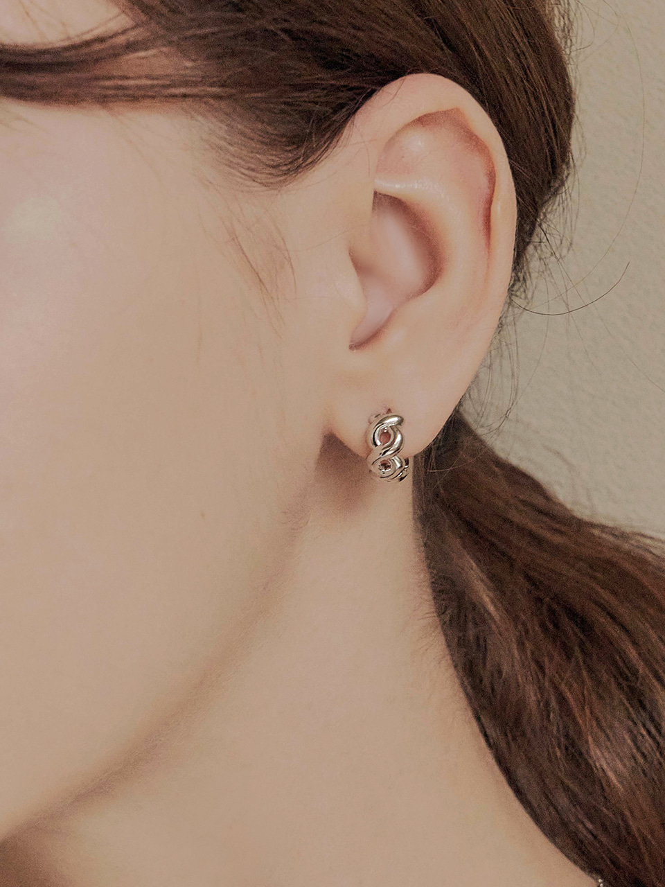 [크리스탈 이사배 착용] olivia earring