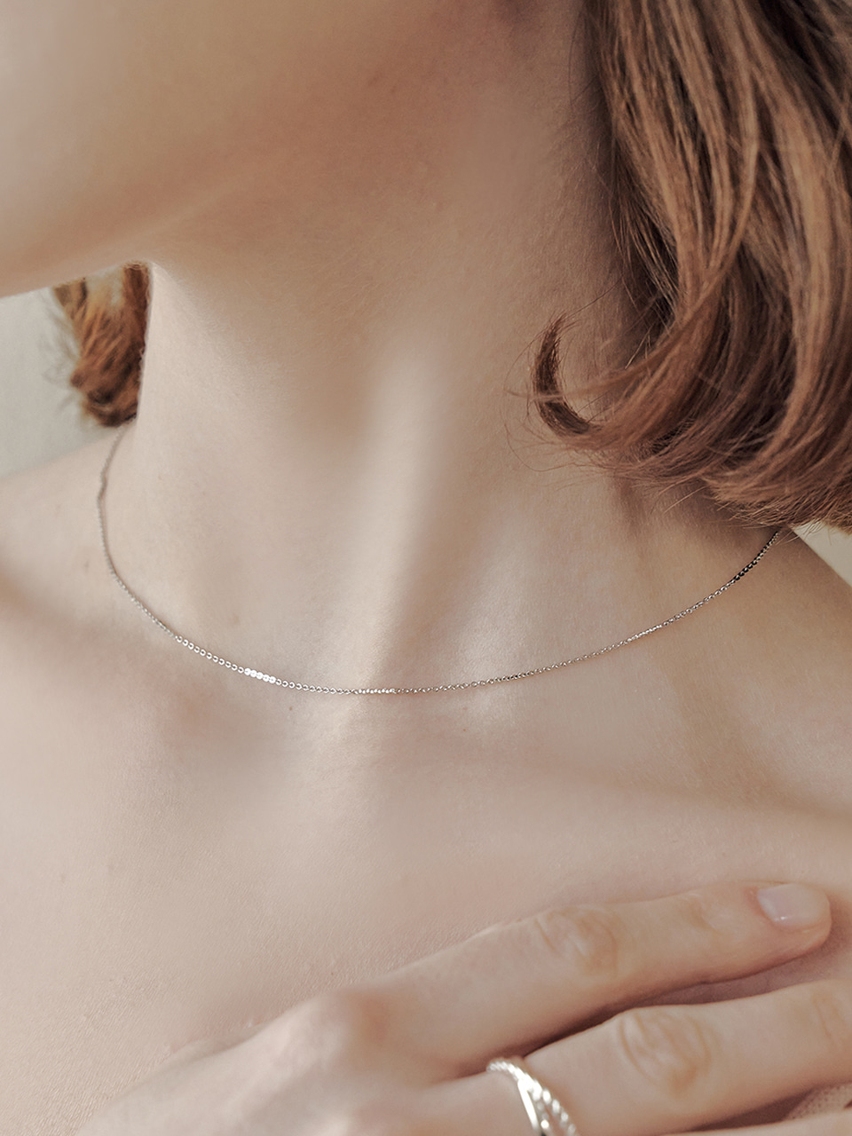 [태연 르세라핌 카즈하 착용] modern clip necklace