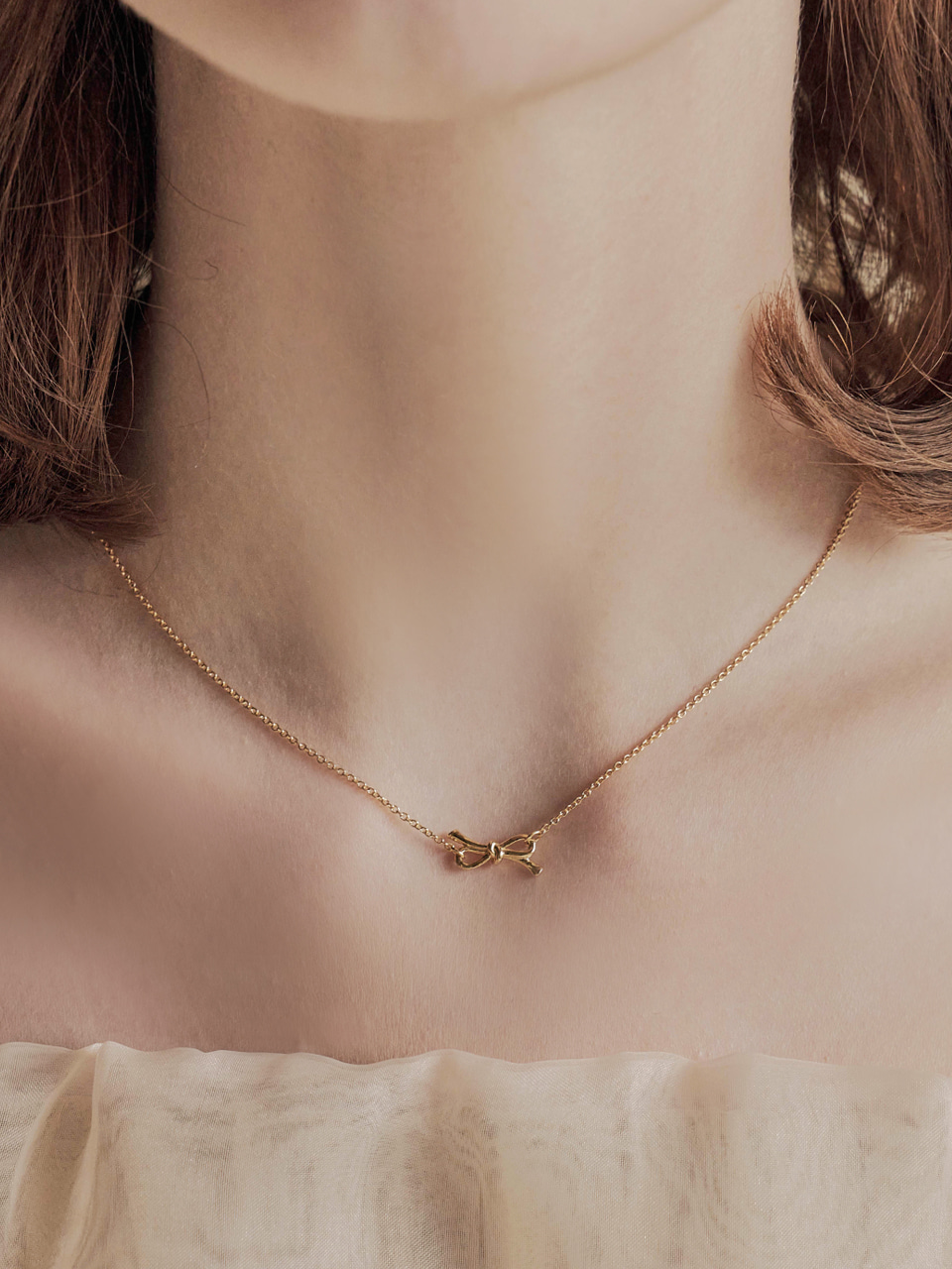 [라붐 소연 착용] sienna ribbon necklace