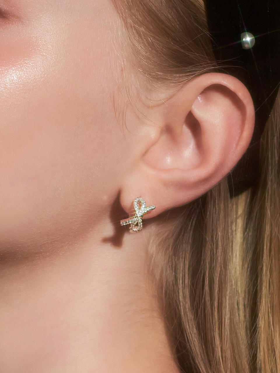 [아이브 장원영 착용] vivian knot earring