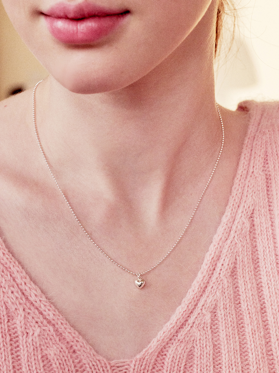 winnie heart necklace