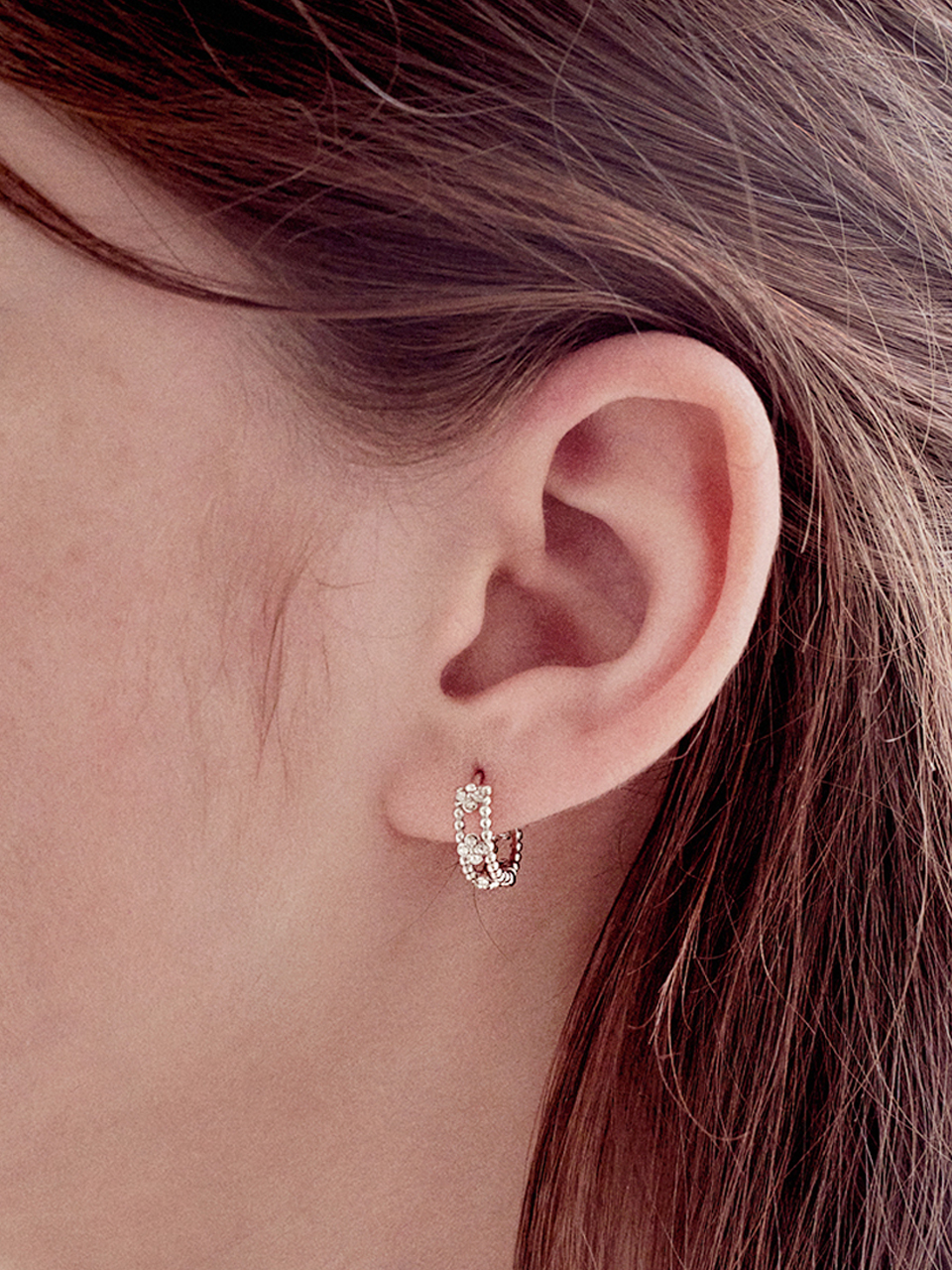 garden cubic earring