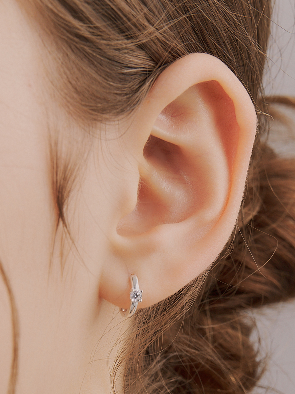 [에일리 착용] clean cubic earring