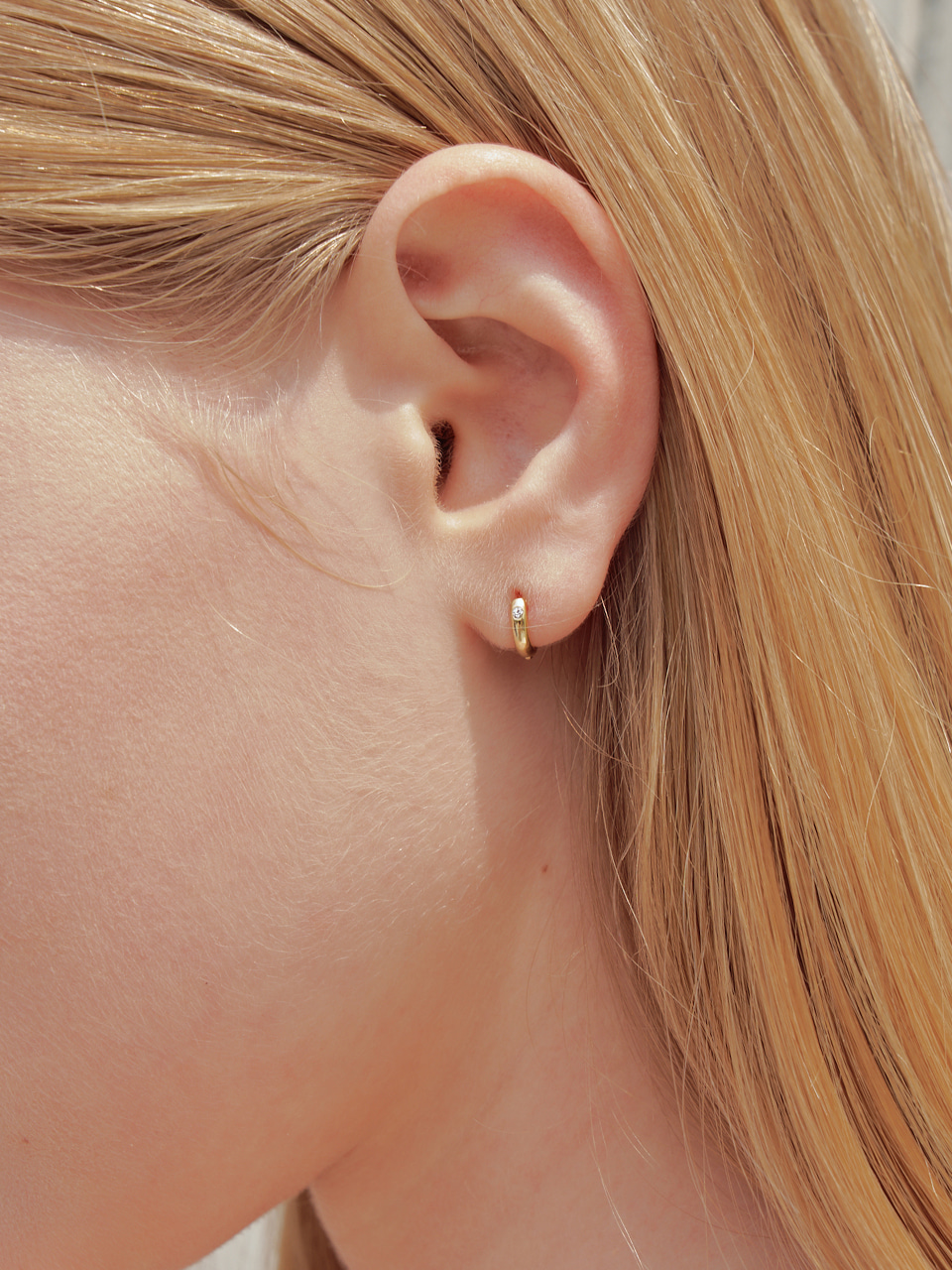 [셀럽 착용] cubic touch earring