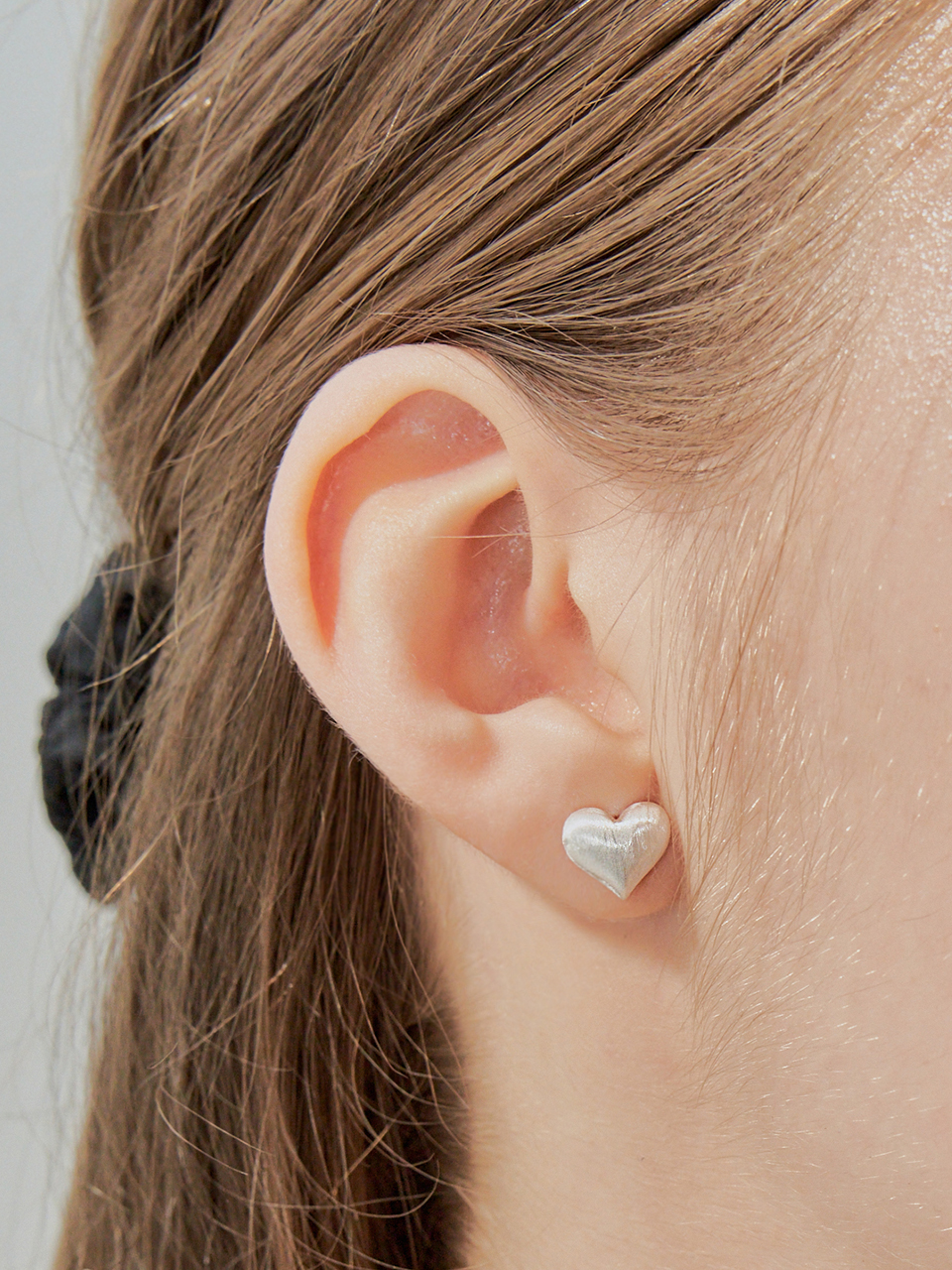 [셀럽 착용] sandy heart earring