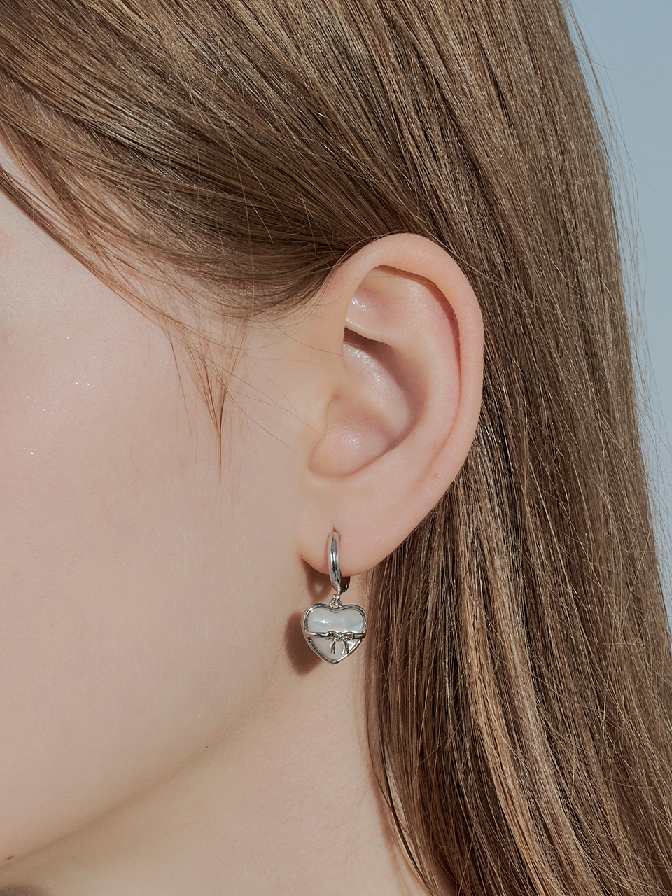 [셀럽 착용] holiday heart earring
