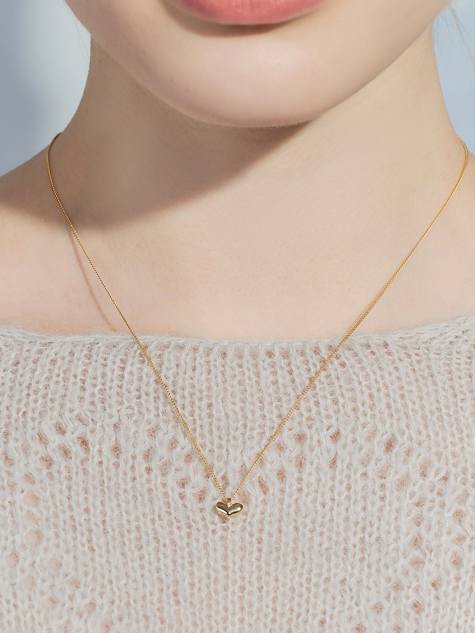 essential heart necklace