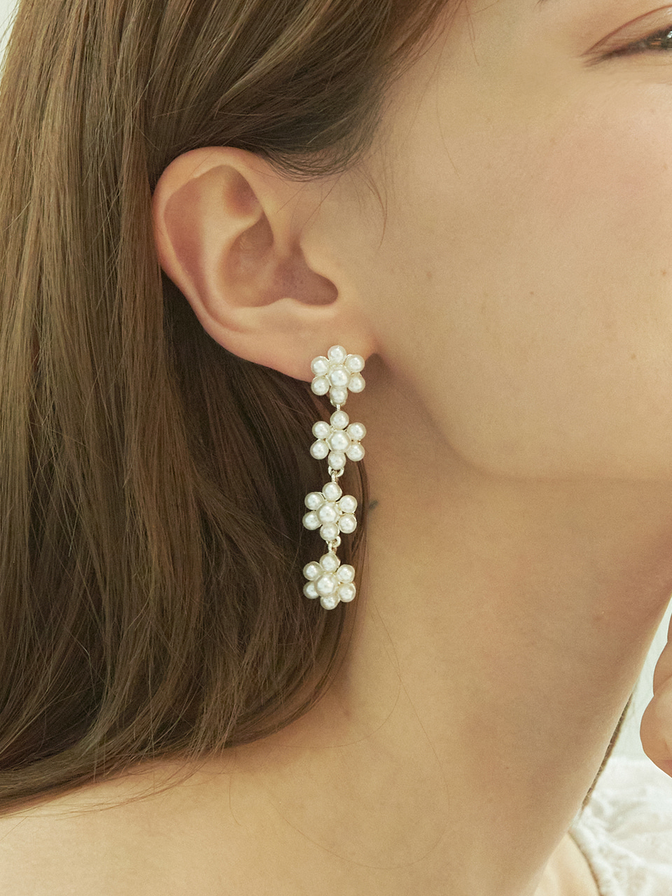 [박민영 정소민 헤이즈 다현 착용]pearl bloom earring