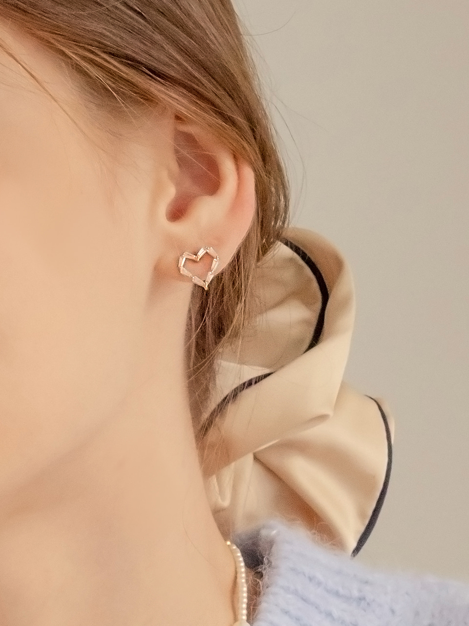 [예린 김민주 착용] twinkle heart earring