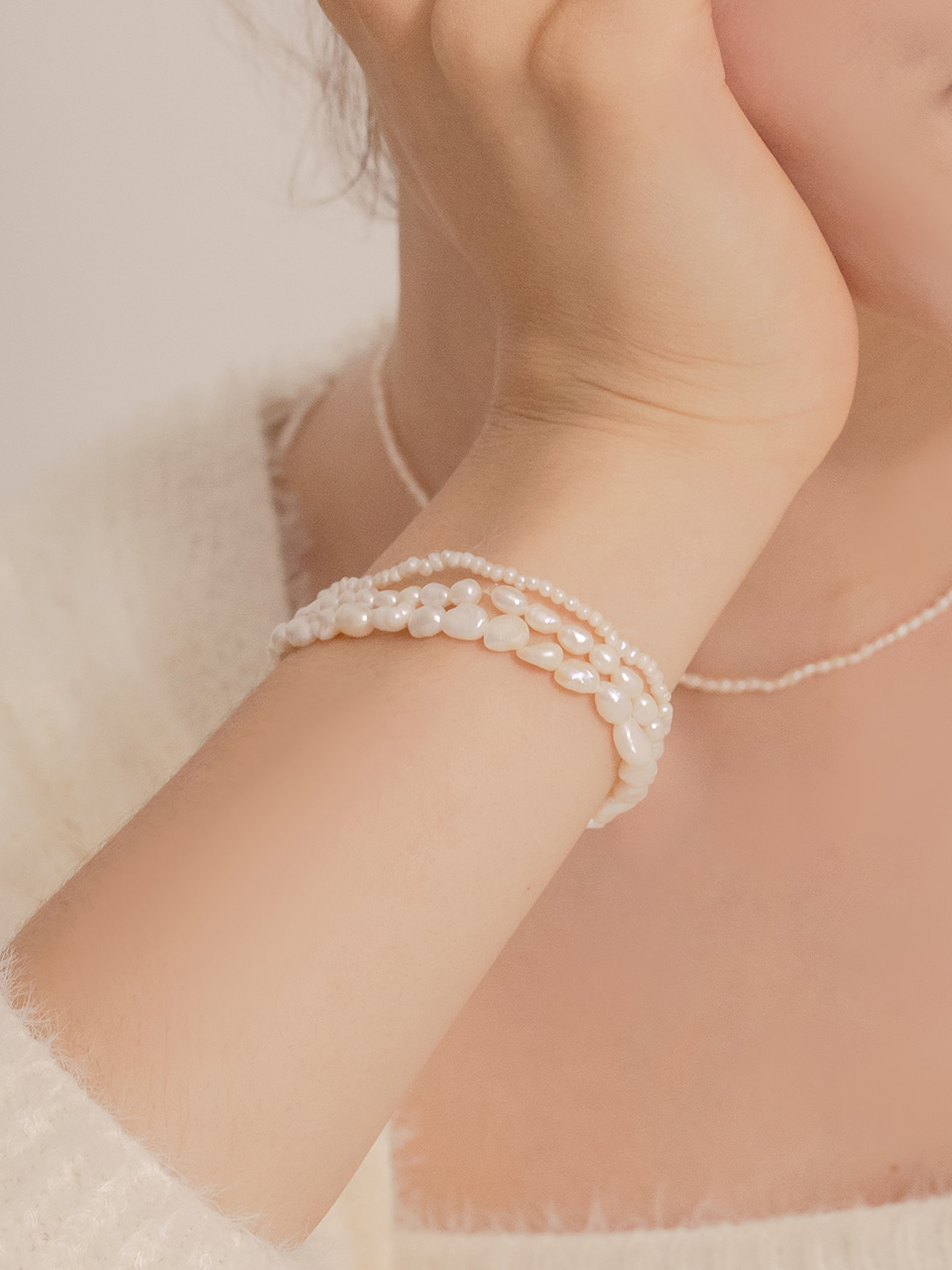 cereal pearl bracelet