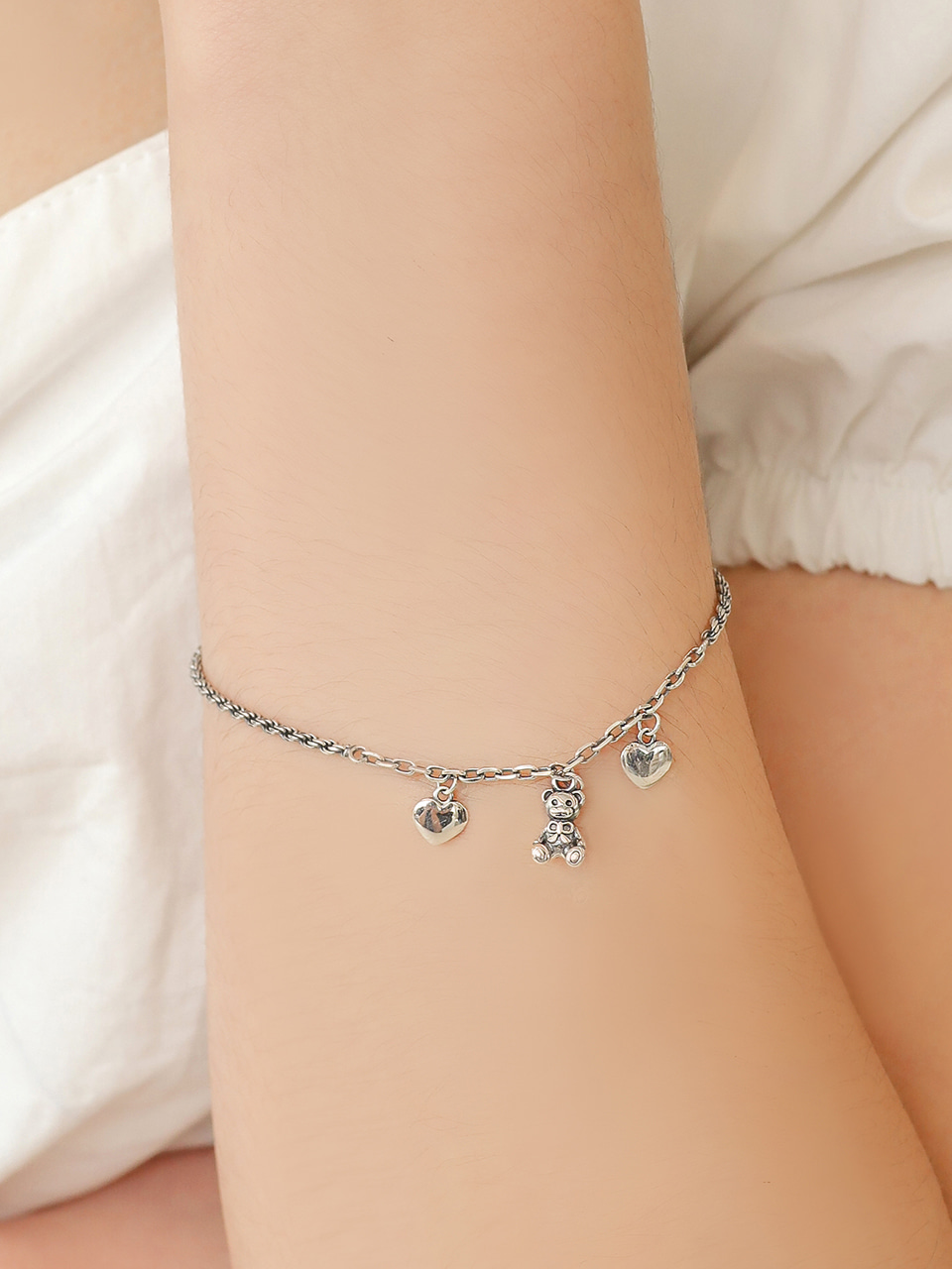 [박지훈 착용] amie heart bracelet