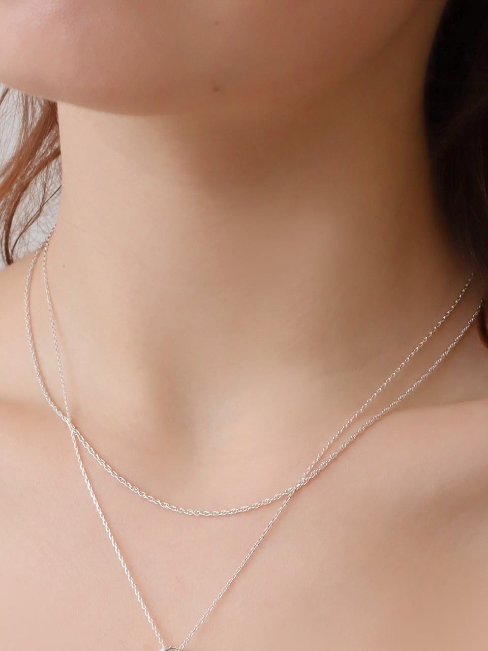 [마마무 솔라 착용] simple necklace