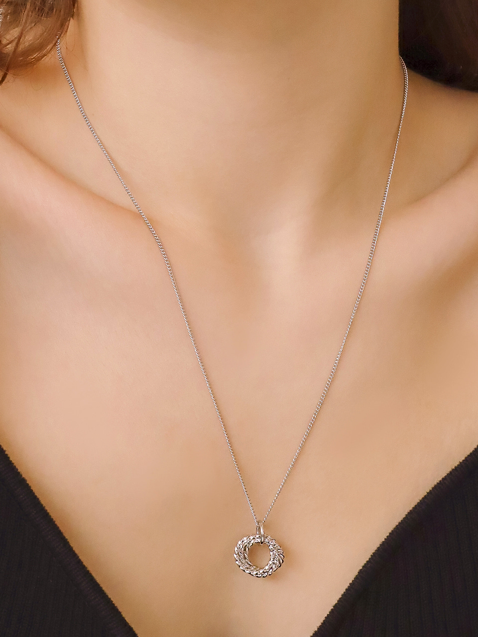 [오마이걸 비니 착용] mod ring necklace