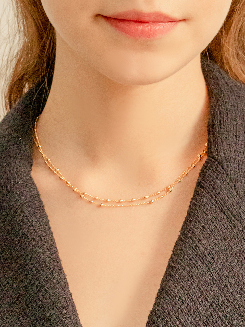 daily ball layered necklace