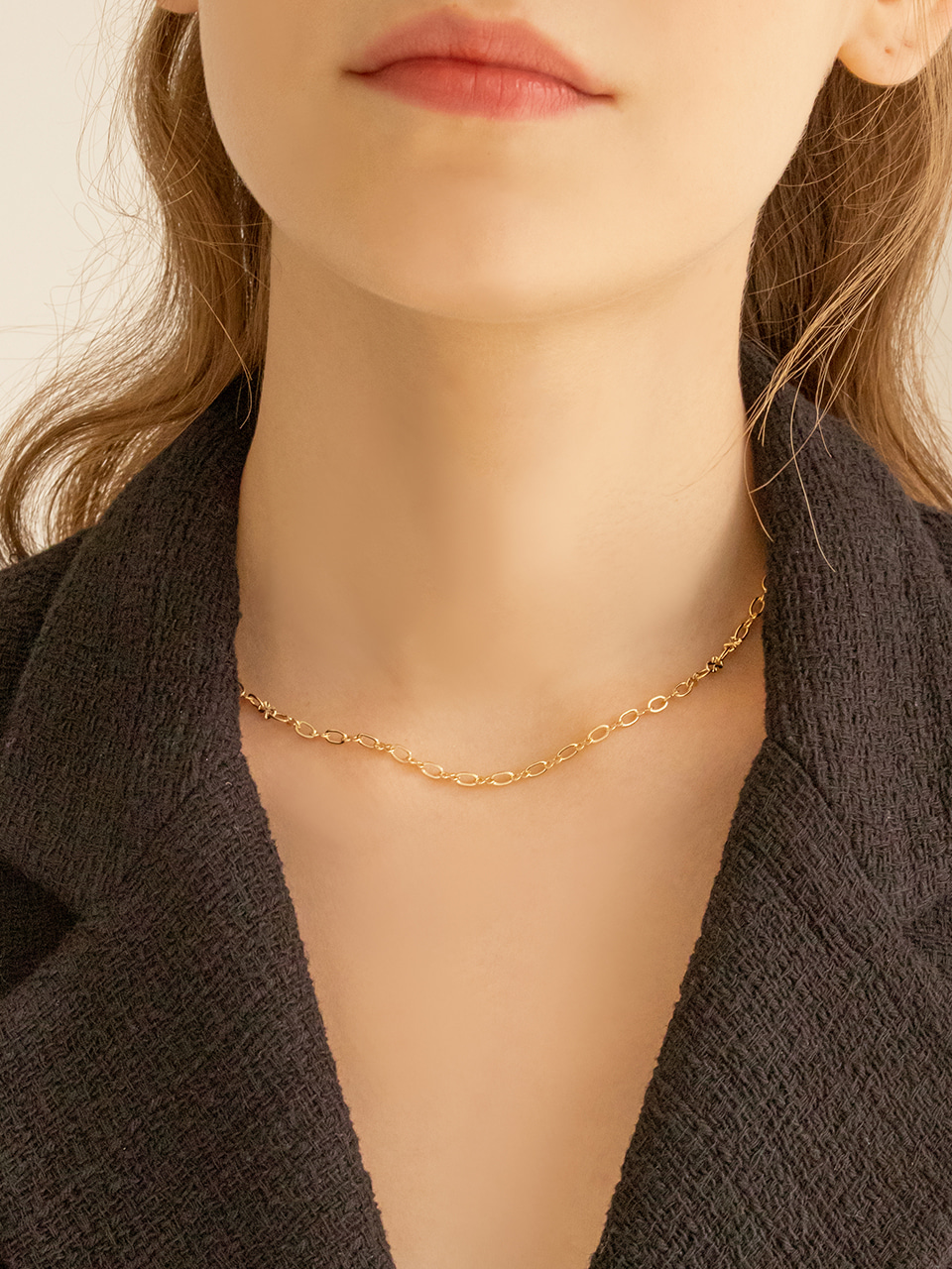 [이사배 착용] belle chain necklace