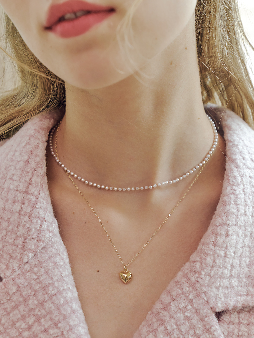 [위너 강승윤 착용] chloe layered necklace set