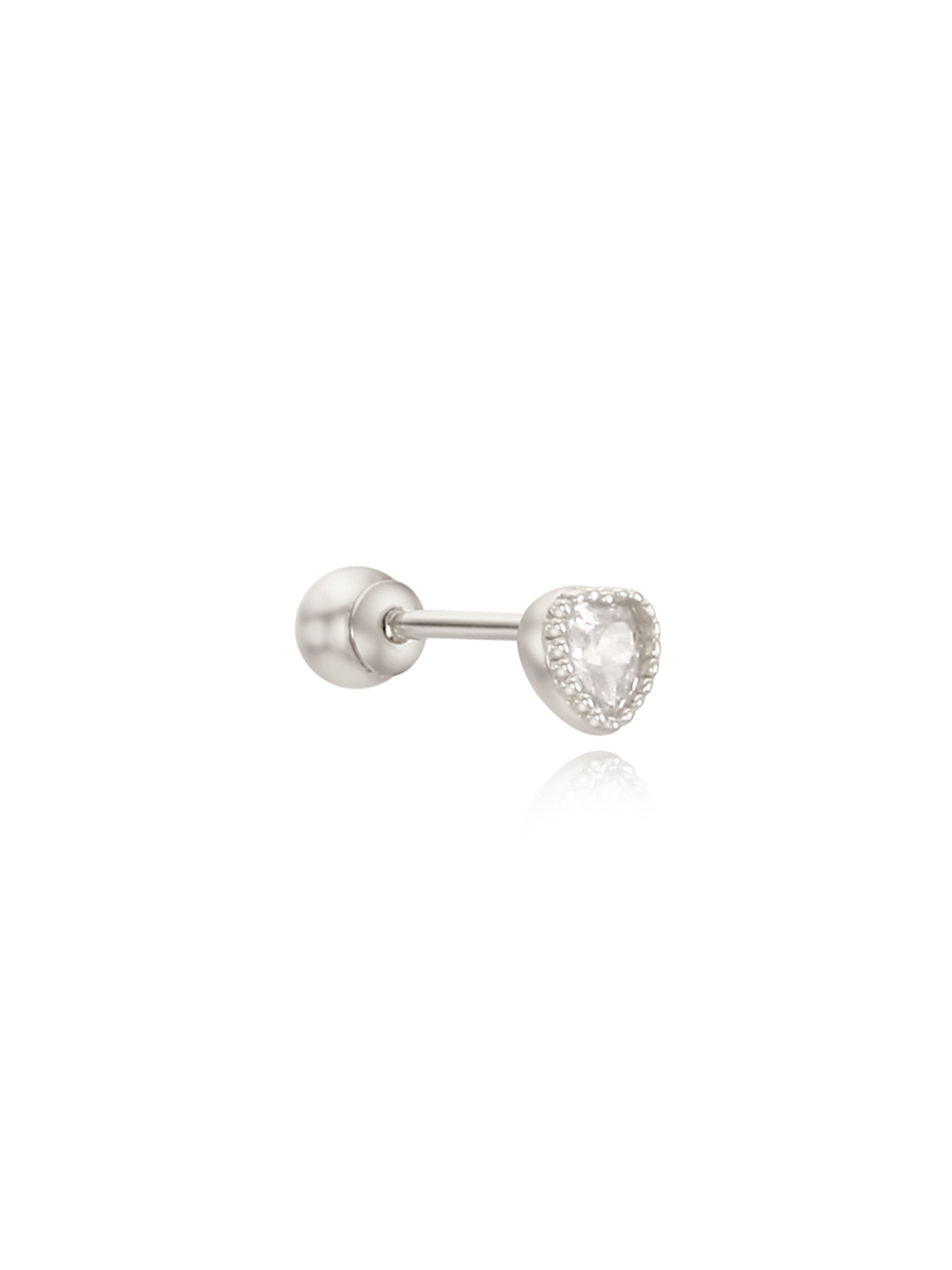 icy heart cubic piercing