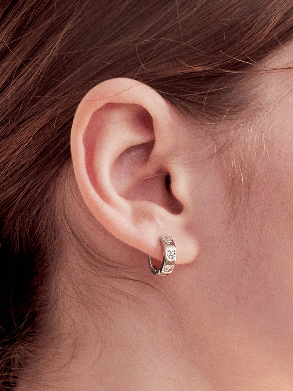 [주현영 착용] valentina heart earring