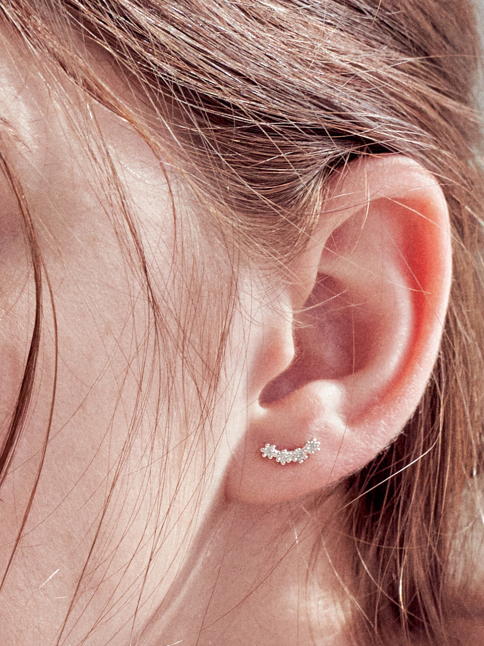 [아이브 이서 착용] moonlight cubic earring