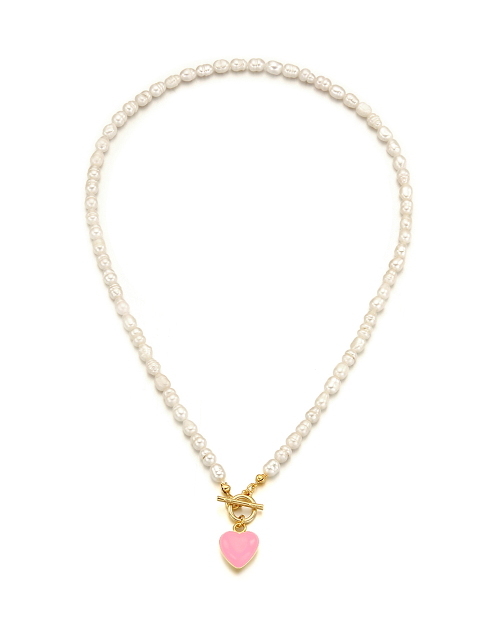 poppins pearl toggle necklace