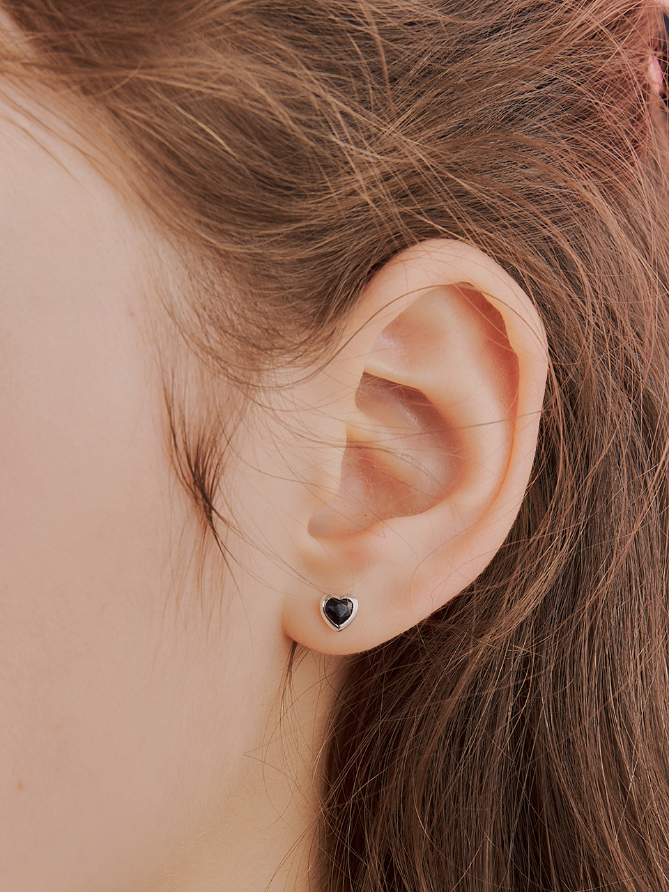 [셀럽 착용] every heart cubic earring