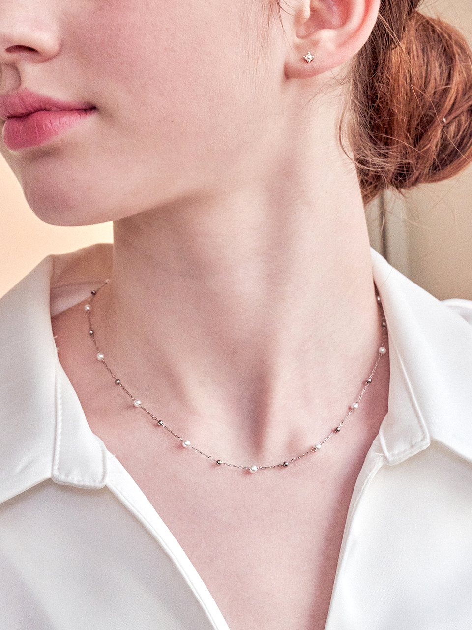 [이민정 착용] epilogue pearl necklace