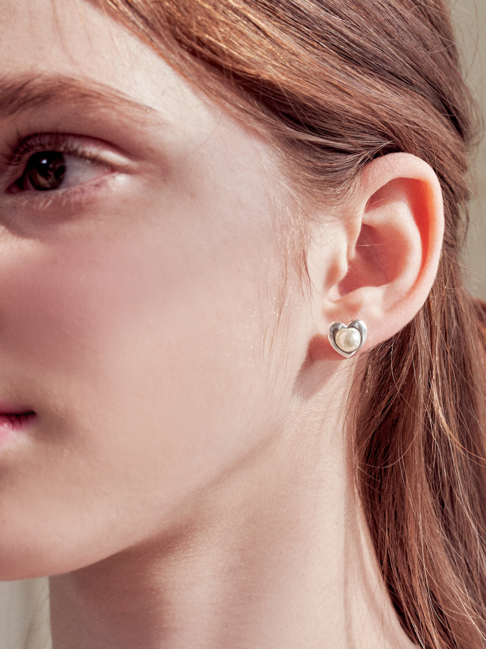 [아이브 안유진, 장원영 착용] rosalie heart pearl earring